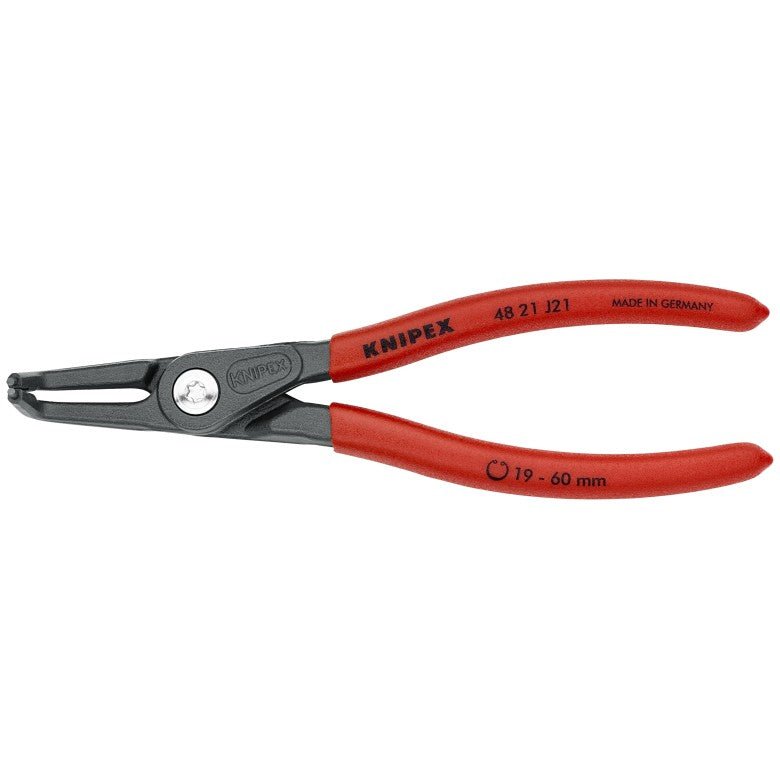 Knipex 4821J21 - Pince de précision coudée à 90° pour anneaux élastiques internes de 6 1/2"