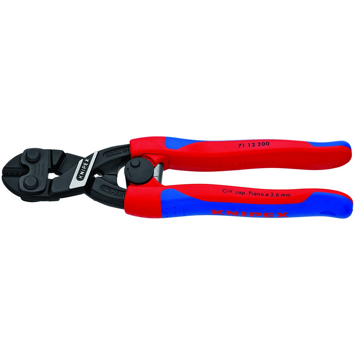 Knipex 7112200SBA - Coupe-boulons compacts à fort effet de levier CoBolt® 8"