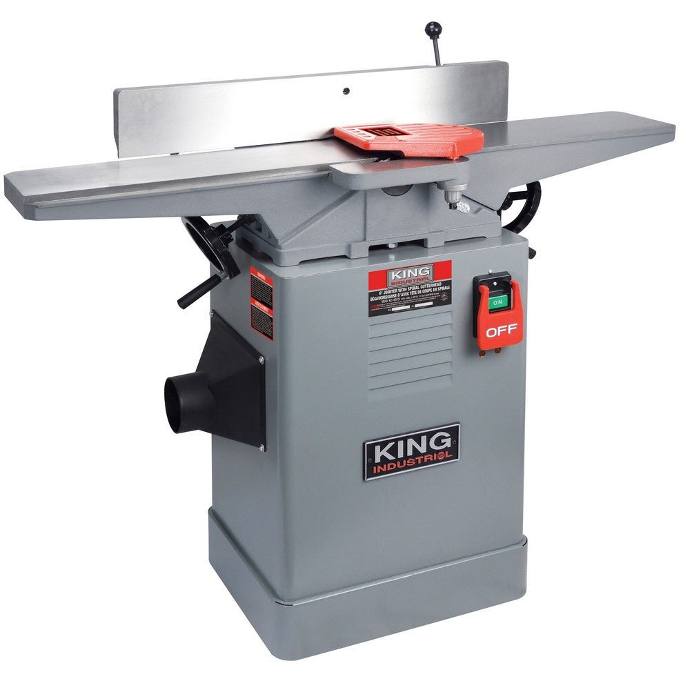 KING KC-65FX - 6" JOINTER WITH SPIRAL CUTTERHEAD