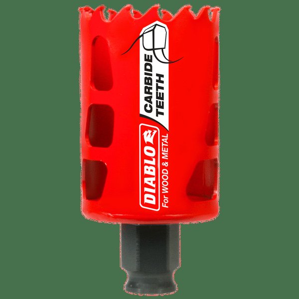 DIABLO DHS1750CT  -  1‑3/4" Carbide‑Tipped Wood & Metal Holesaw