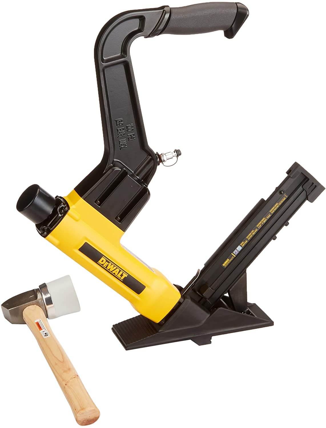 DeWalt DWFP12569  -  2-in-1 Flooring Tool (15.5 Gauge Staples or 16 Gauge