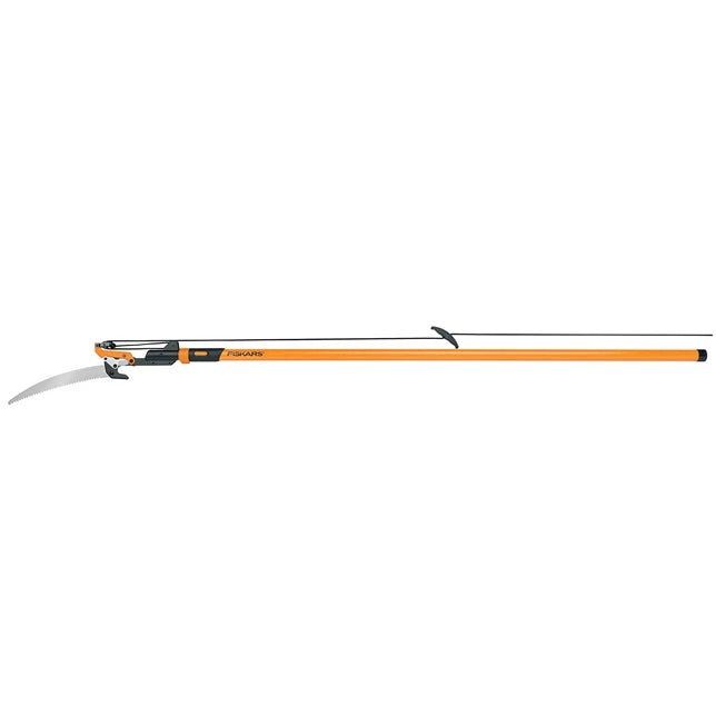 Fiskars FSK393981 Power-Lever® Extendable Pole Saw & Pruner (7'–14')