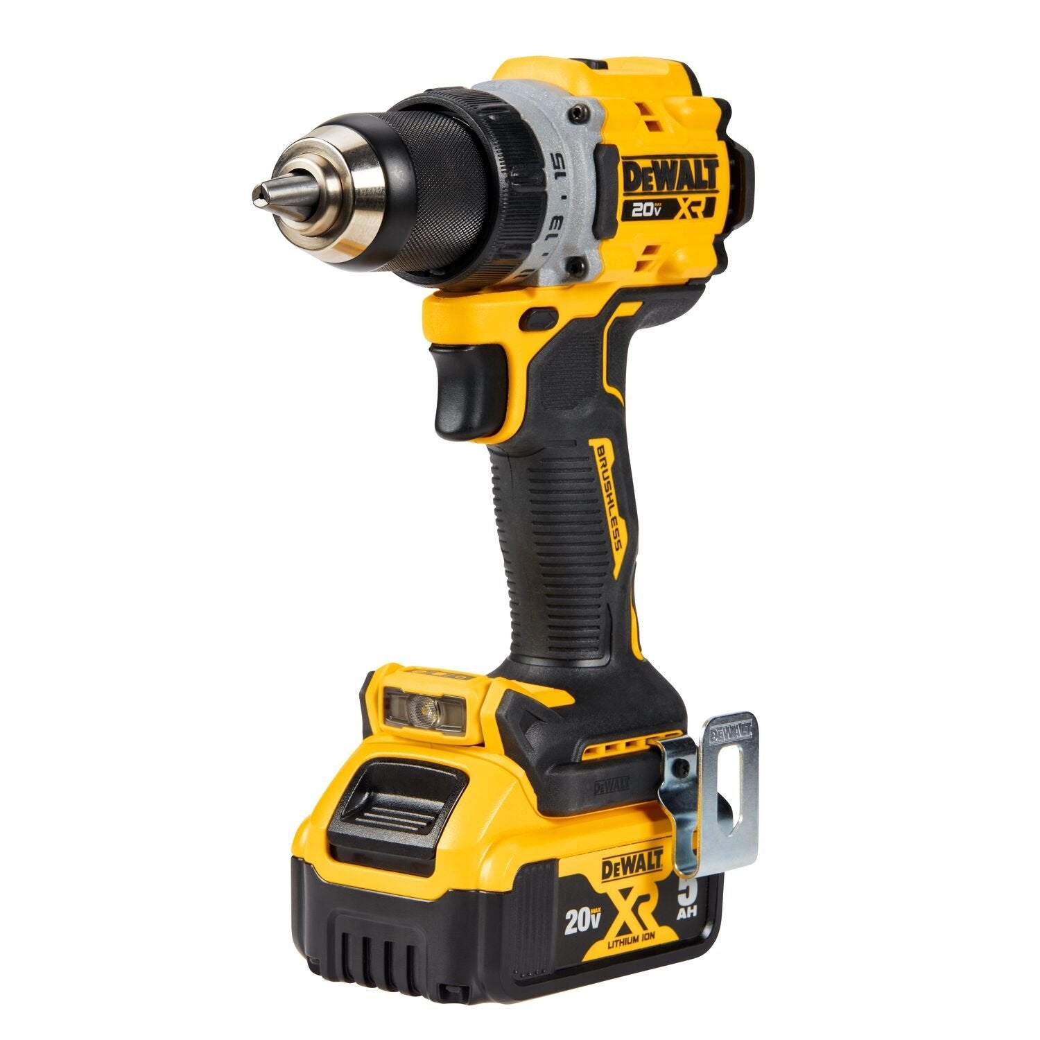 DEWALT DCD800P1 20V MAX* XR® bürstenloser Akku-Bohrschrauber-Satz, 1/2 Zoll