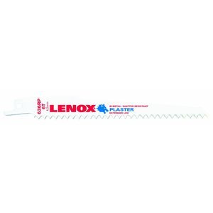 Lenox B636RP - Lot de 25 lames de scie alternative pour plâtre 6'' 6TPI ; Lenox Lot de 25 lames de scie alternative pour plâtre 6'' 6TPI 