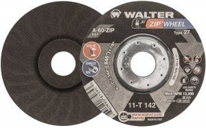 Walter 11T142 Zip Cut Off Wheel 4-1/2" x 3/64" x 7/8" Arbor Type 27