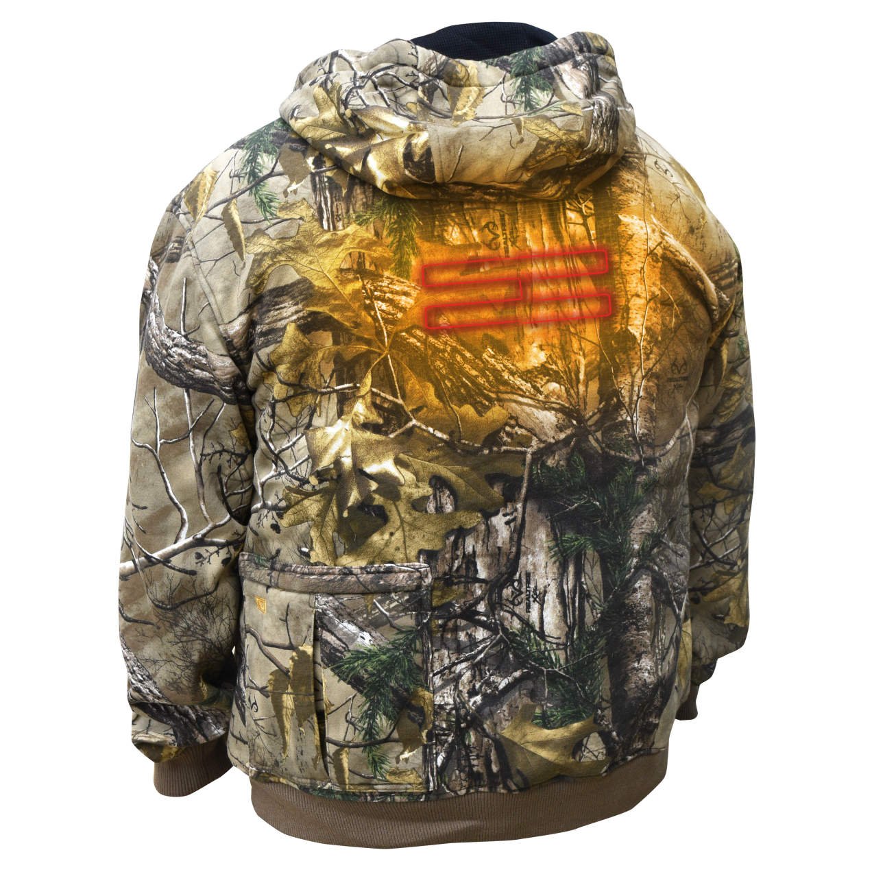 DEWALT® DCHJ074D1 - Beheiztes Realtree Xtra® Camouflage-Kapuzenpullover-Sweatshirt für Herren