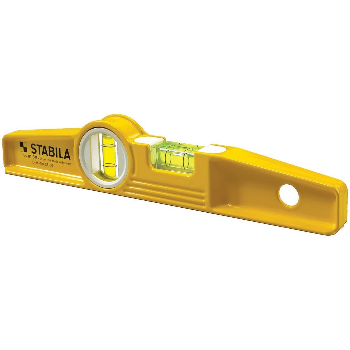 Stabila 25100 - 10" Die Cast Magnetic Torpedo Level