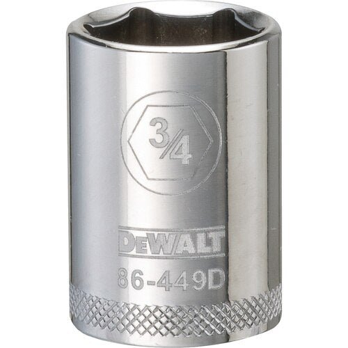 Dewalt DWMT86449OSP  -   1/2 DRIVE SOCKET-6 POINT- 3/4''