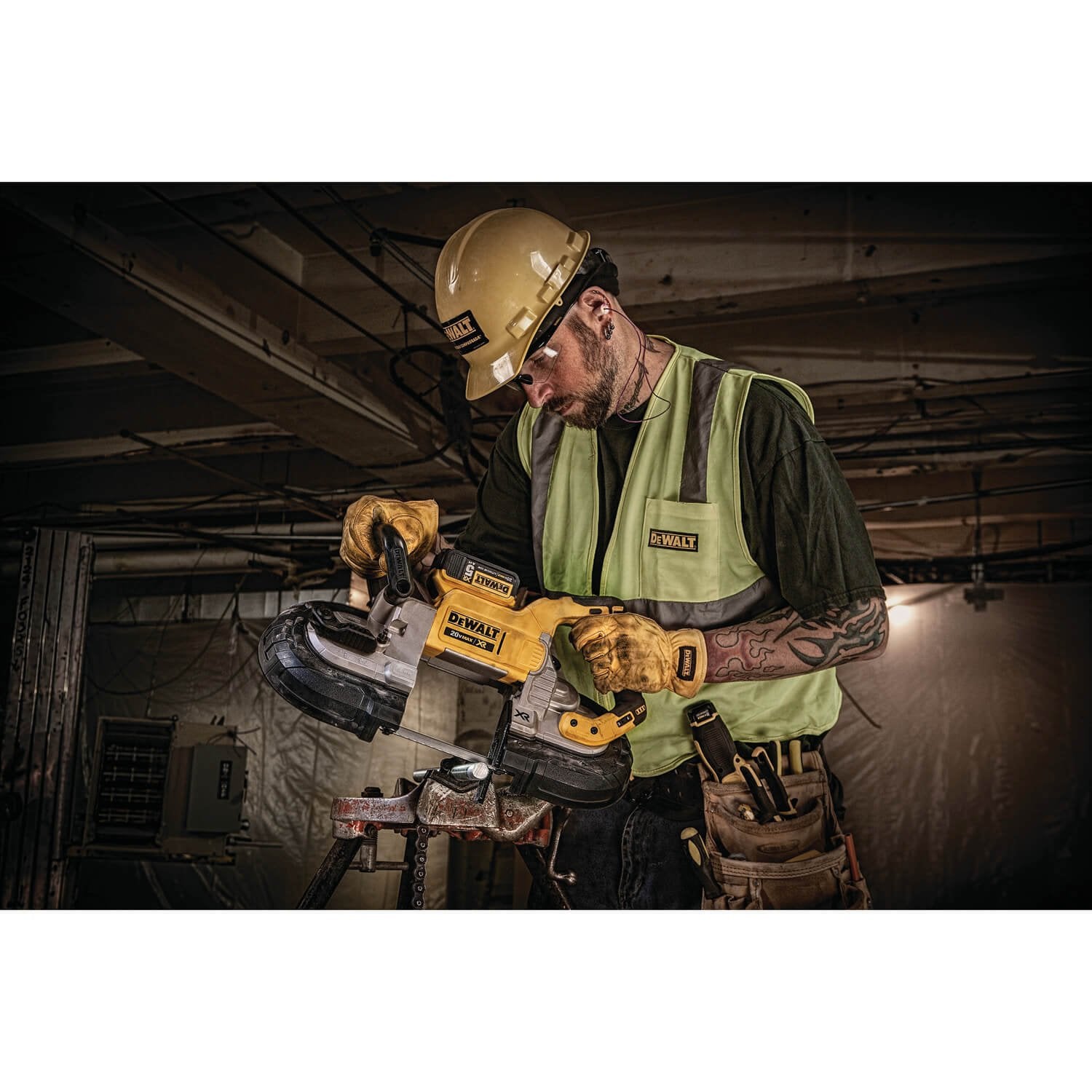 Kit de scie à ruban à coupe profonde DEWALT DCS374P2 20 V Max