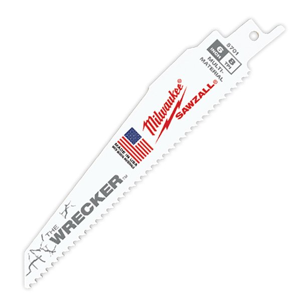 Milwaukee 48-01-7701 - The WRECKER™ Multi-Material SAWZALL® Blade 6" 7/11TPI