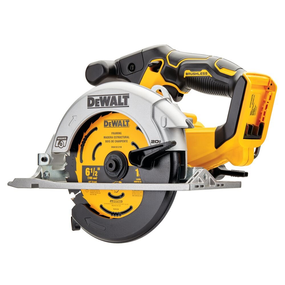 DEWALT DCS565B 20V MAX* 6-1/2 IN. BRUSHLESS CORDLESS CIRCULAR SAW (TOOL ONLY)