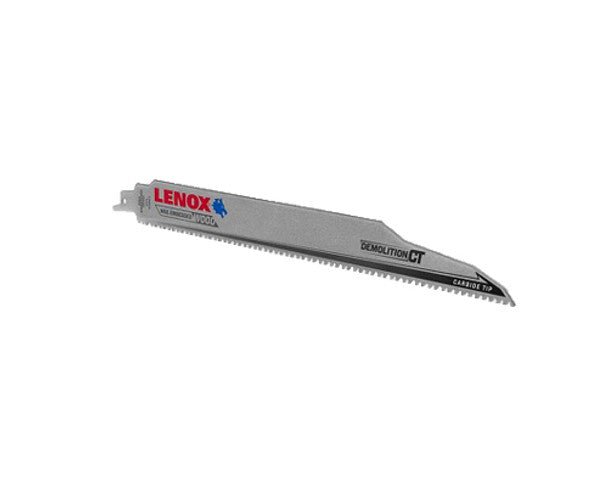 Lenox 1832147 12" 6 TPI Demolition Carbide Tipped Reciprocating Saw Blade-5PK