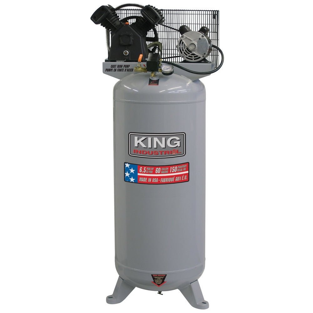 KING KC-5160V1 - COMPRESSEUR D'AIR HAUTE PUISSANCE 6,5 CV 60 GALLONS