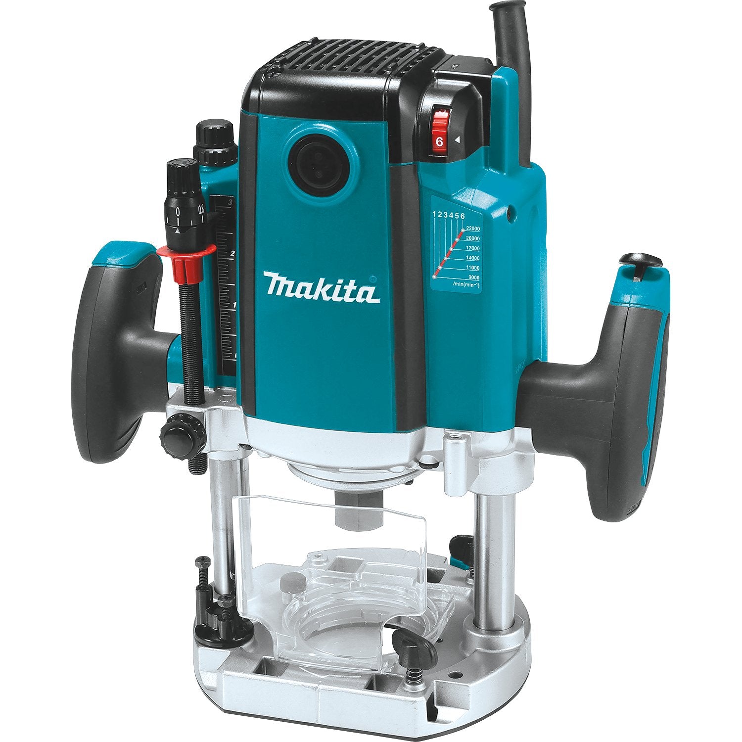 Makita RP2301FC – Oberfräse 1/2 Zoll 3-1/2 HP Plunge mit variabler Geschwindigkeit