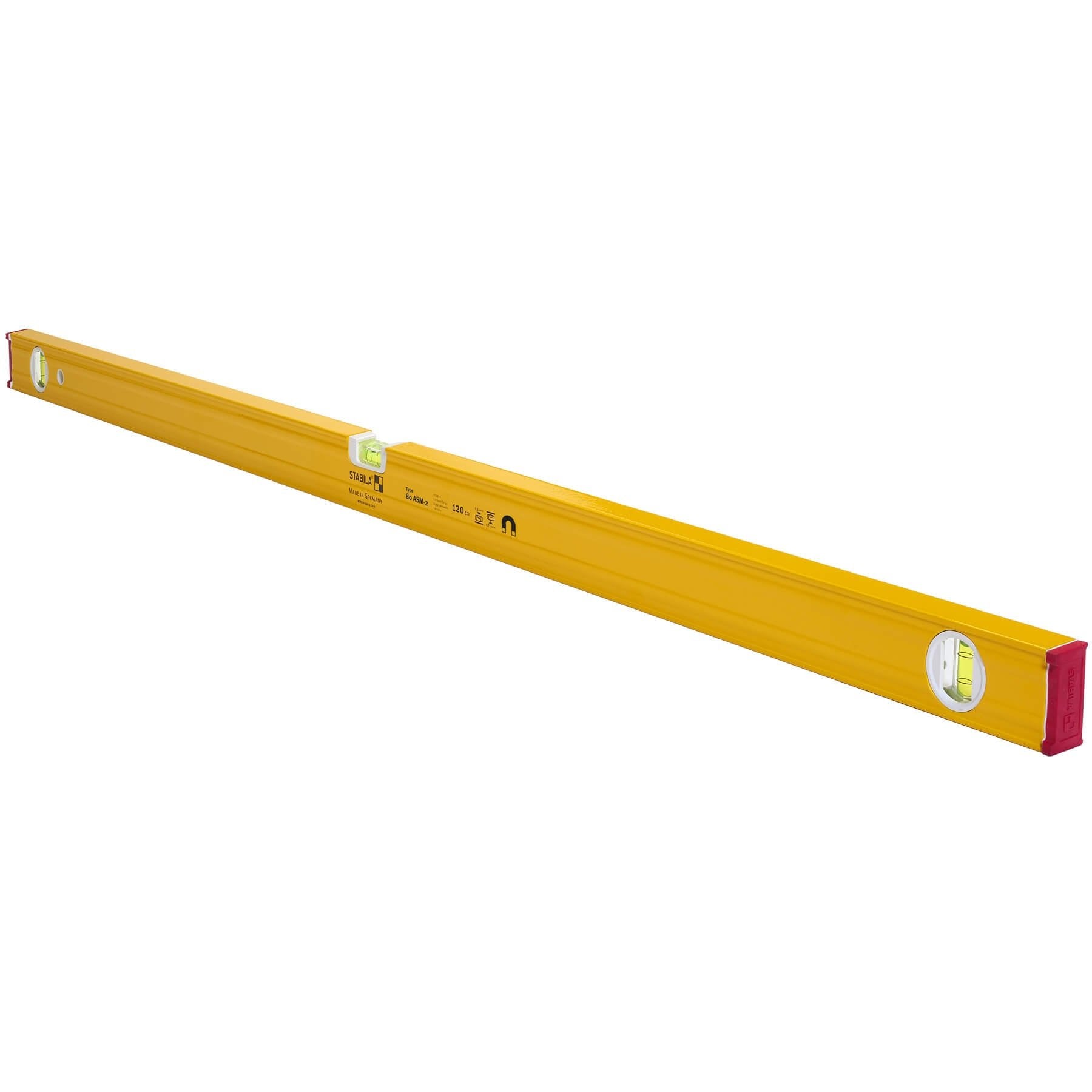 Stabila 29048 - Niveau d'entrepreneur 3 fioles type 80A-2 de 48 po