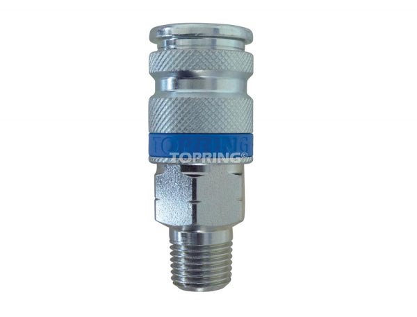 Topring 20.686  -  Coupler quiksilver (1/4 industrial) 1/2 (m) npt (automatic)