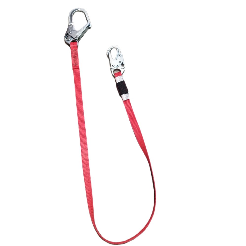 Dynamic Safety FP631136 – 6 Fuß Lanyard 1 Zoll Web Snap/Gerüsthaken