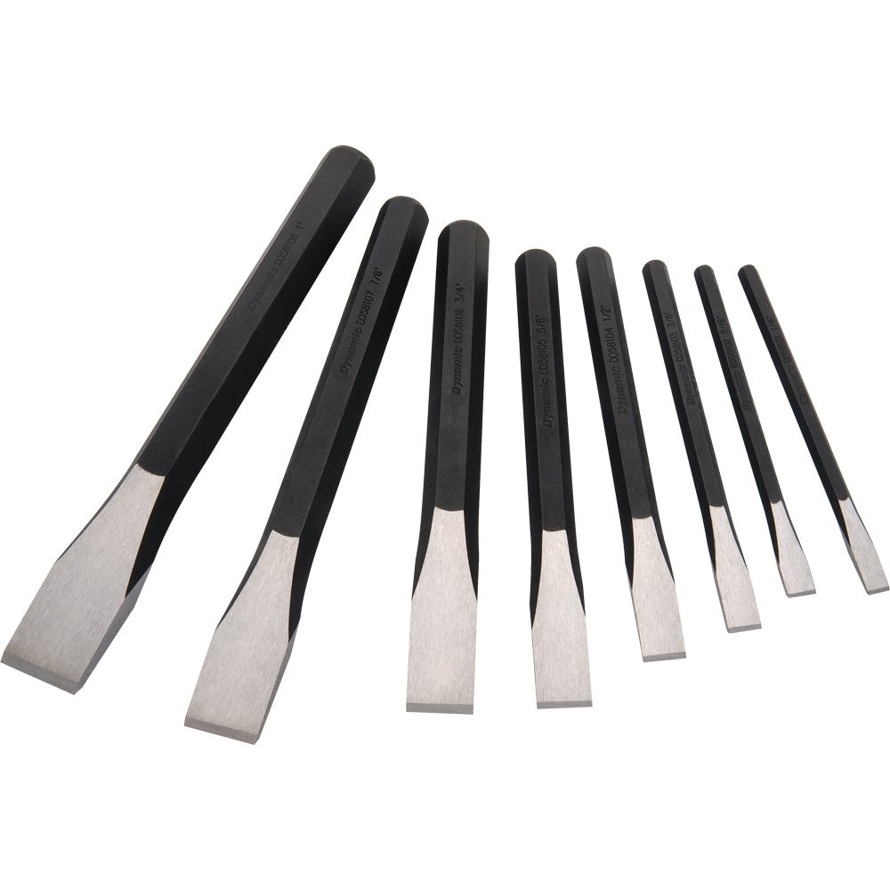 Dynamic D058201  -  8 PIECE CHISEL SET