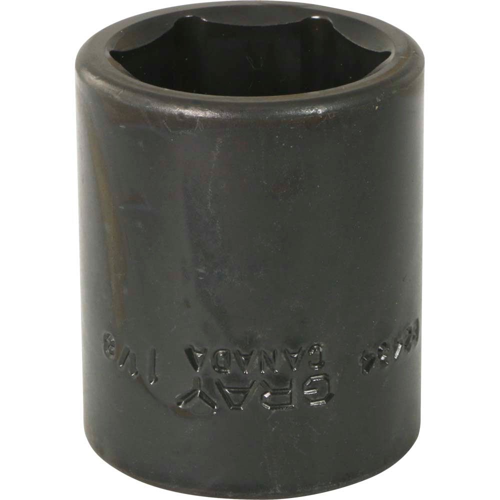 Gray GT-P2434  -  SOCKET 1-1/8" X 1/2" DRIVE 6 POINT