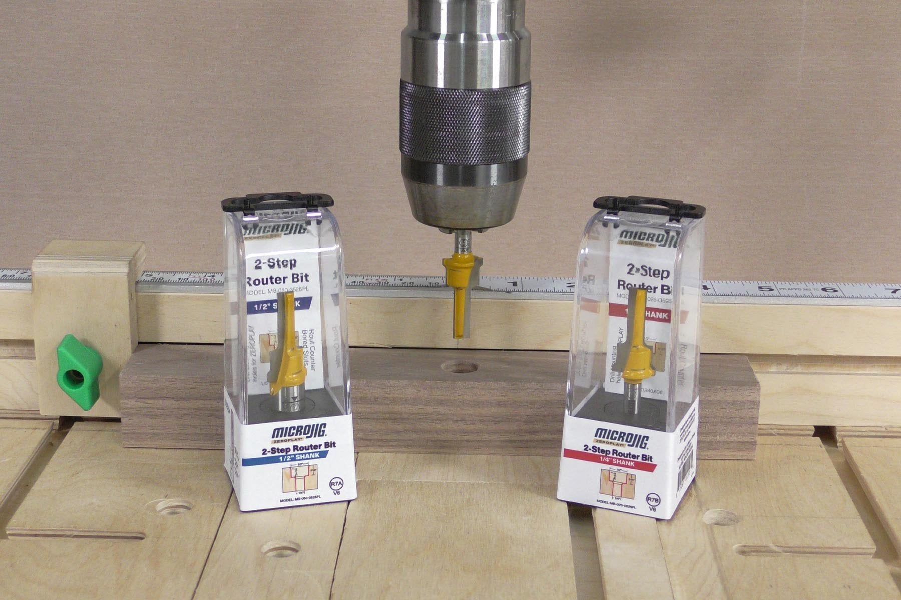 MICROJIG MB-050-025ST  - ZEROPLAY 2-Step Router Bit