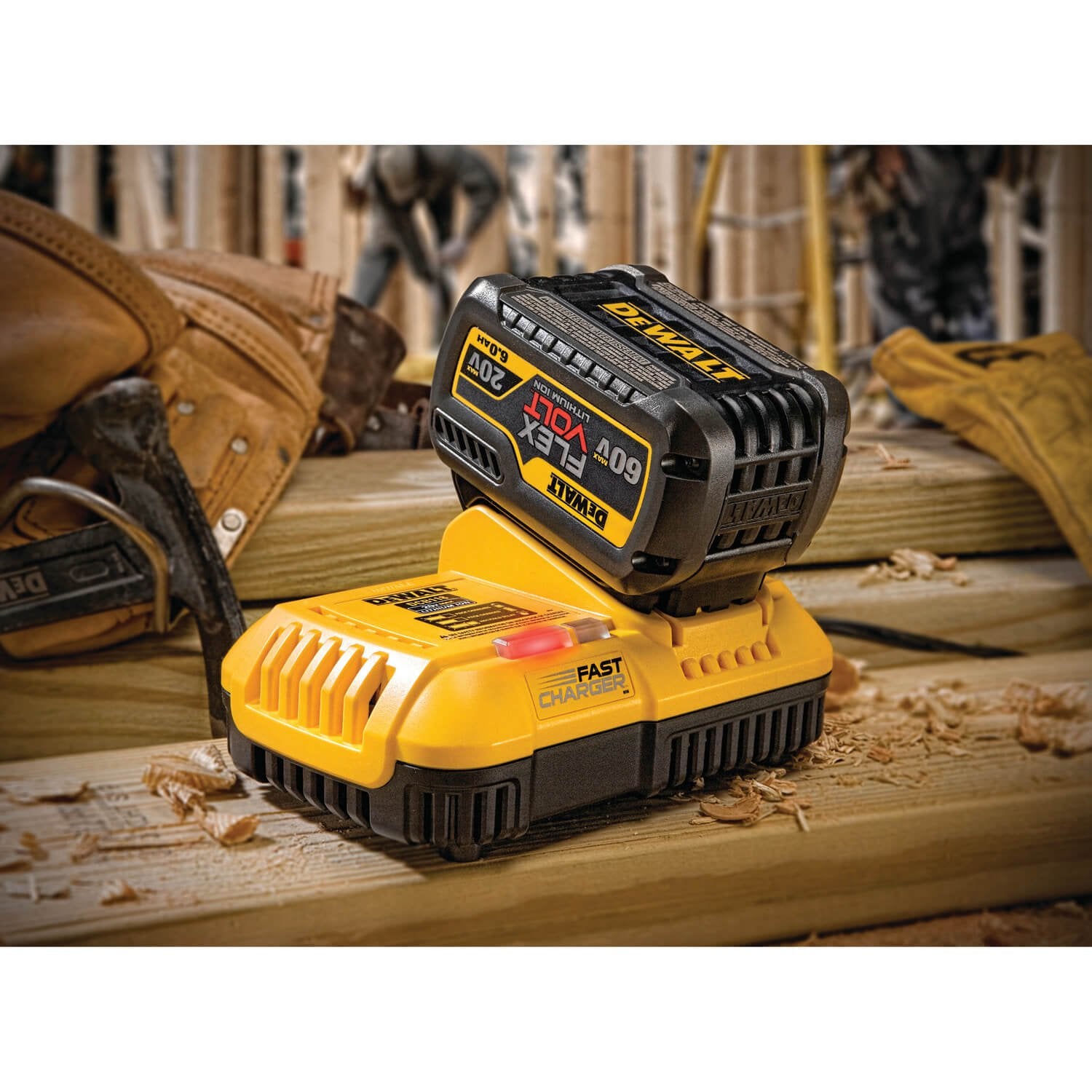 Chargeur DEWALT DCB118-FLEXVOLT 20 V MAX*/ 60 V MAX*, charge rapide