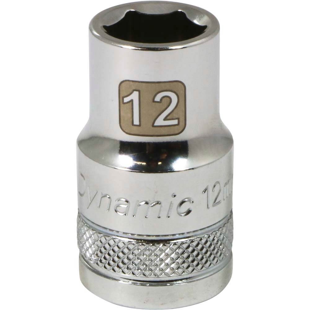 DYNAMIQUE 1/2" D 6 PT 12MM CHR SKT