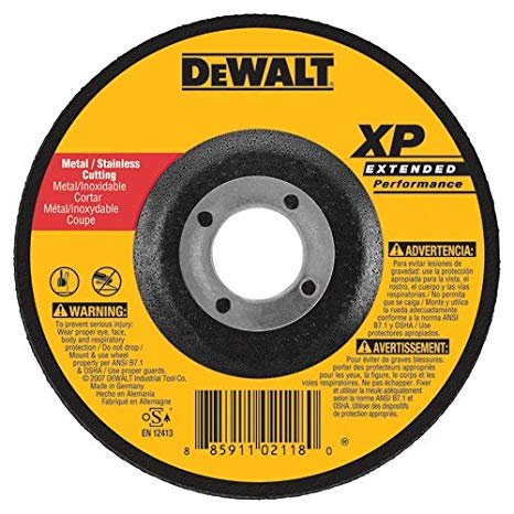 Dewalt DW8860  -  XP METAL CUTTING WHEELS TYPE 27