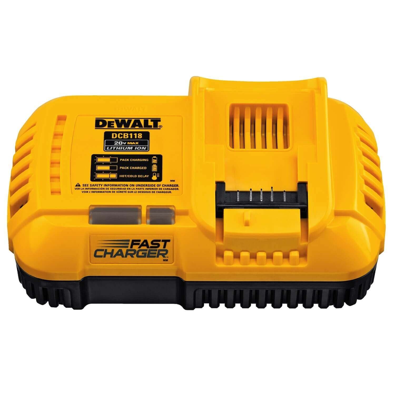 Chargeur DEWALT DCB118-FLEXVOLT 20 V MAX*/ 60 V MAX*, charge rapide