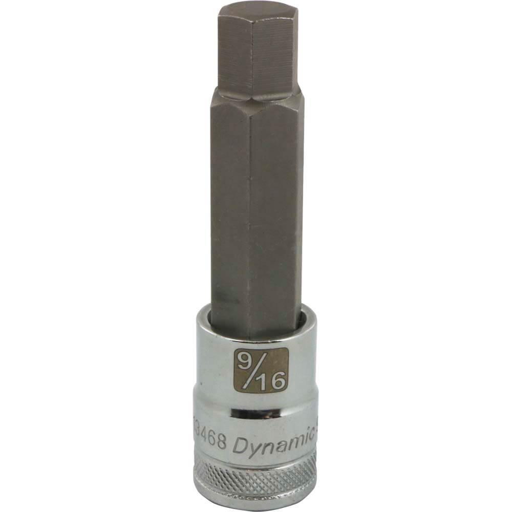 DYNAMIC 1/2" D BIT SKT SECHSKANT 9/16" LANG