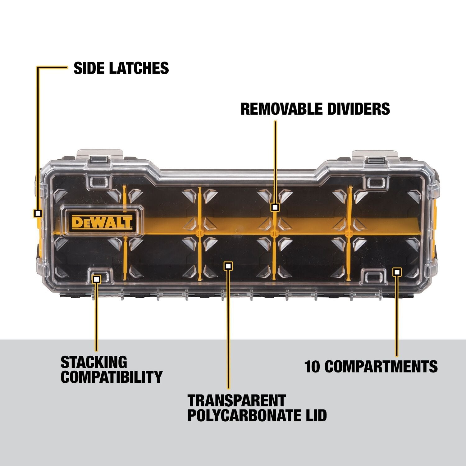 DeWalt DWST14835  -  10 COMPARTMENT PRO ORGANIZER