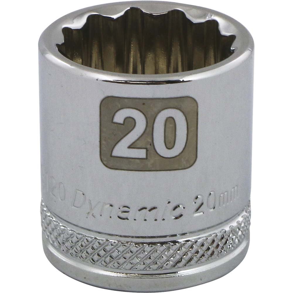 Gray GT-D009120 - DOUILLE CHROMÉE 3/8" D 12PT 20 MM