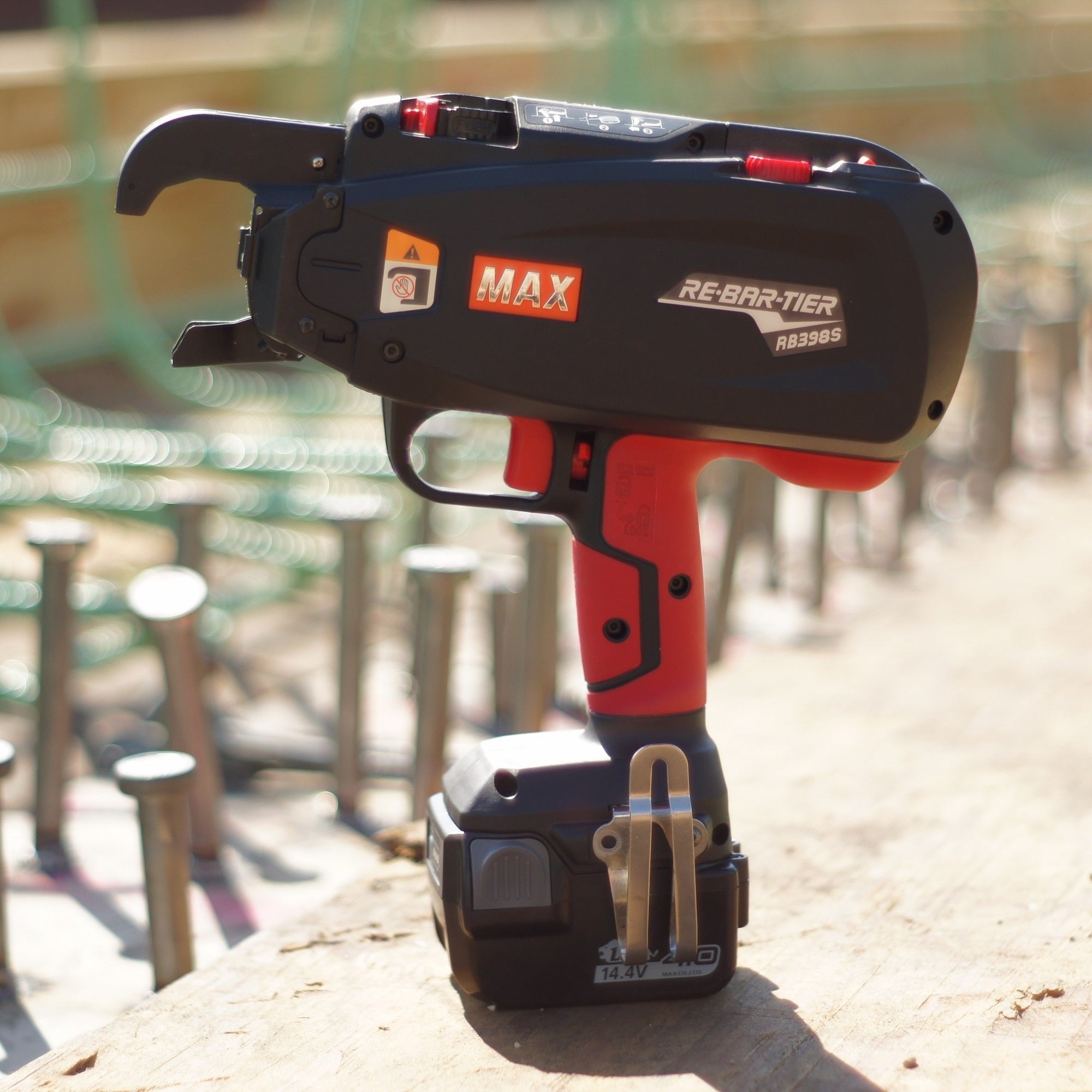 MAX RB398S  -  8 Rebar Tying Tool up to #5 x #6 with 21ga Wire