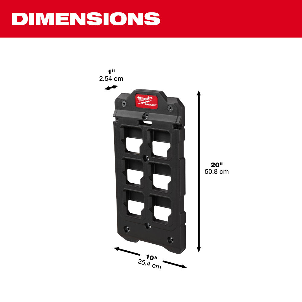 MILWAUKEE 48-22-8486 -  PACKOUT™ Compact Wall Plate