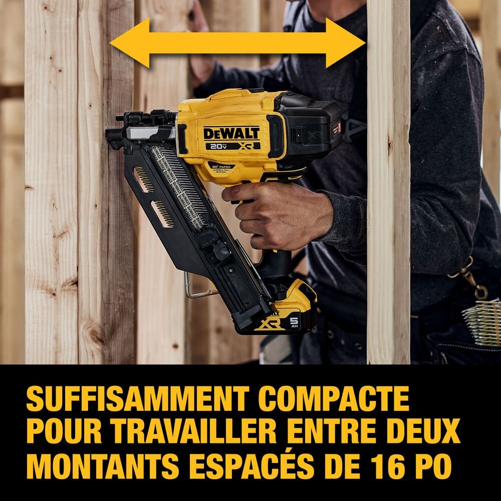 DEWALT DCN930P1  20V MAX XR Li-Ion Brushless Dual Speed Framing Nailer Kit