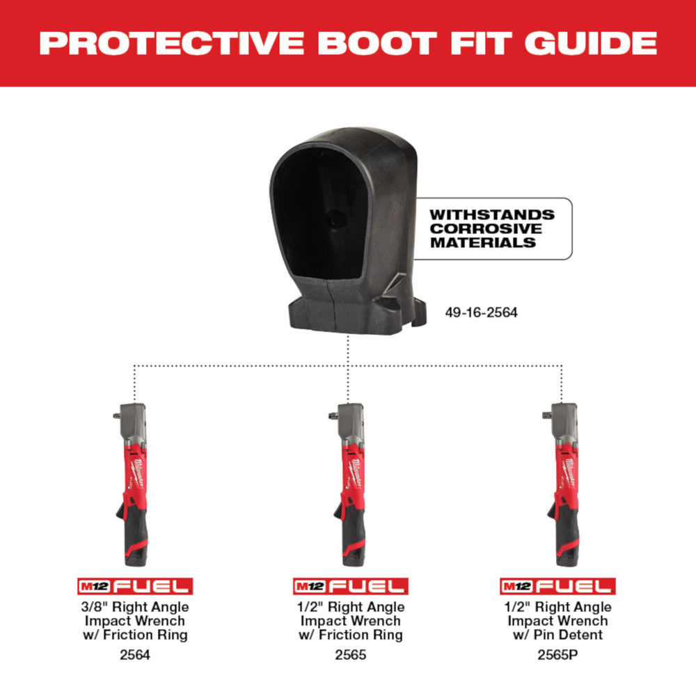 Milwaukee 49-16-2564  -  M12 FUEL™ Right Angle Impact Wrench Protective Boot