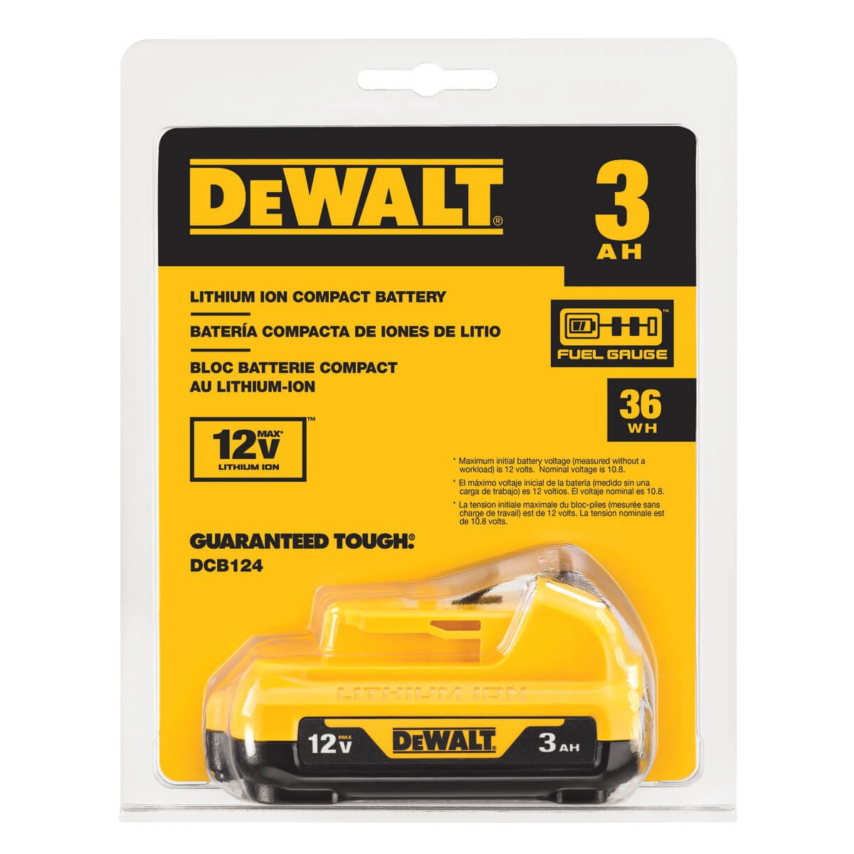 Batterie Li-ion DEWALT DCB124-12V Max 3Ah