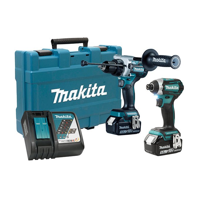 Makita DLX2412T -  18V (5.0 Ah) LXT BL 2 Tool Combo Kit