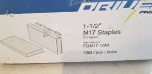 Driven Fasteners FDN17  -  sheathing staples