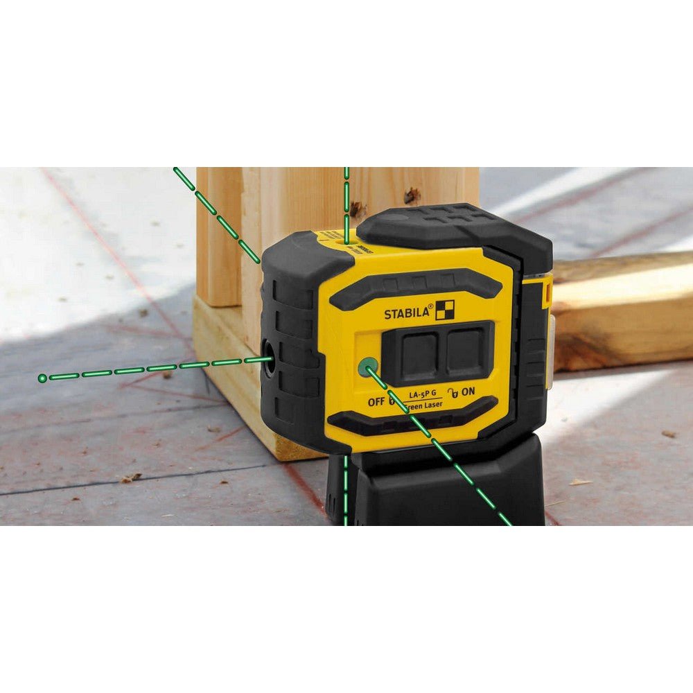 Stabila LA-5P G autonivelant, laser GREENBEAM 5 points 