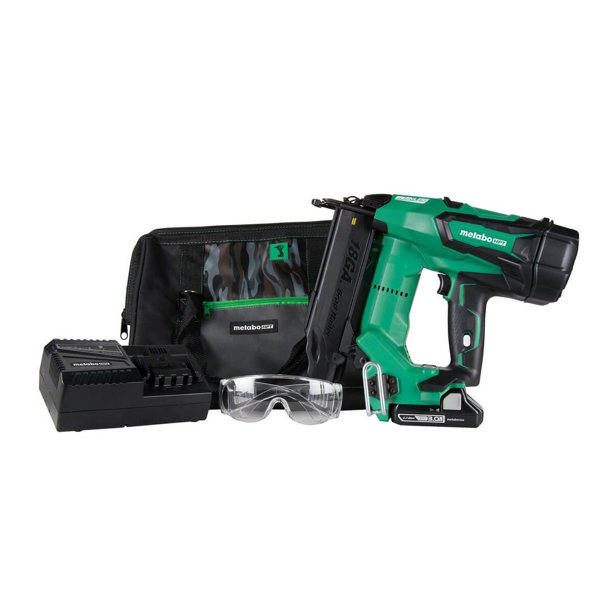 METABO NT1850DE  -  Li-Ion 18 Gauge Cordless Brad Nailer, 5/8" to 2"