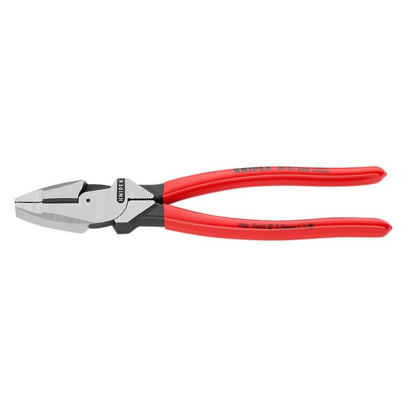 Knipex 0901240SBA - Pince de monteur de lignes à fort effet de levier 9 1/2" (tête New England)