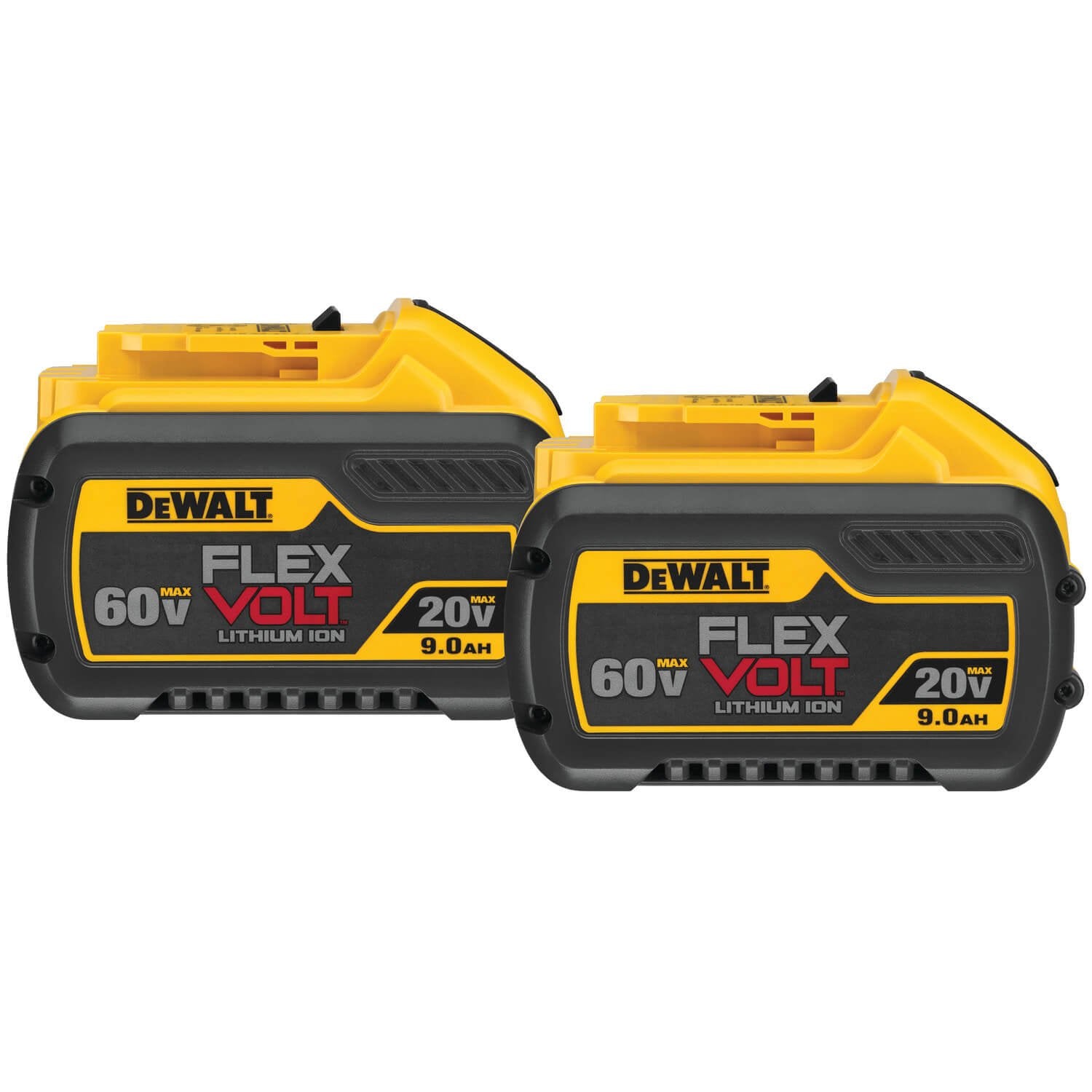 DEWALT DCB609-2 20V/60V Max Flexvolt 9.0Ah Battery, 2 Pack