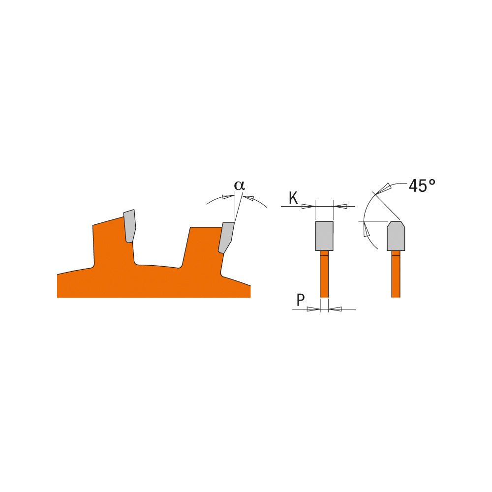 CMT-P07010 - LAME DE SCIE POUR FIBRE-CIMENT 7-1/4 X 5/8 ALÉSAGE Z10 DP