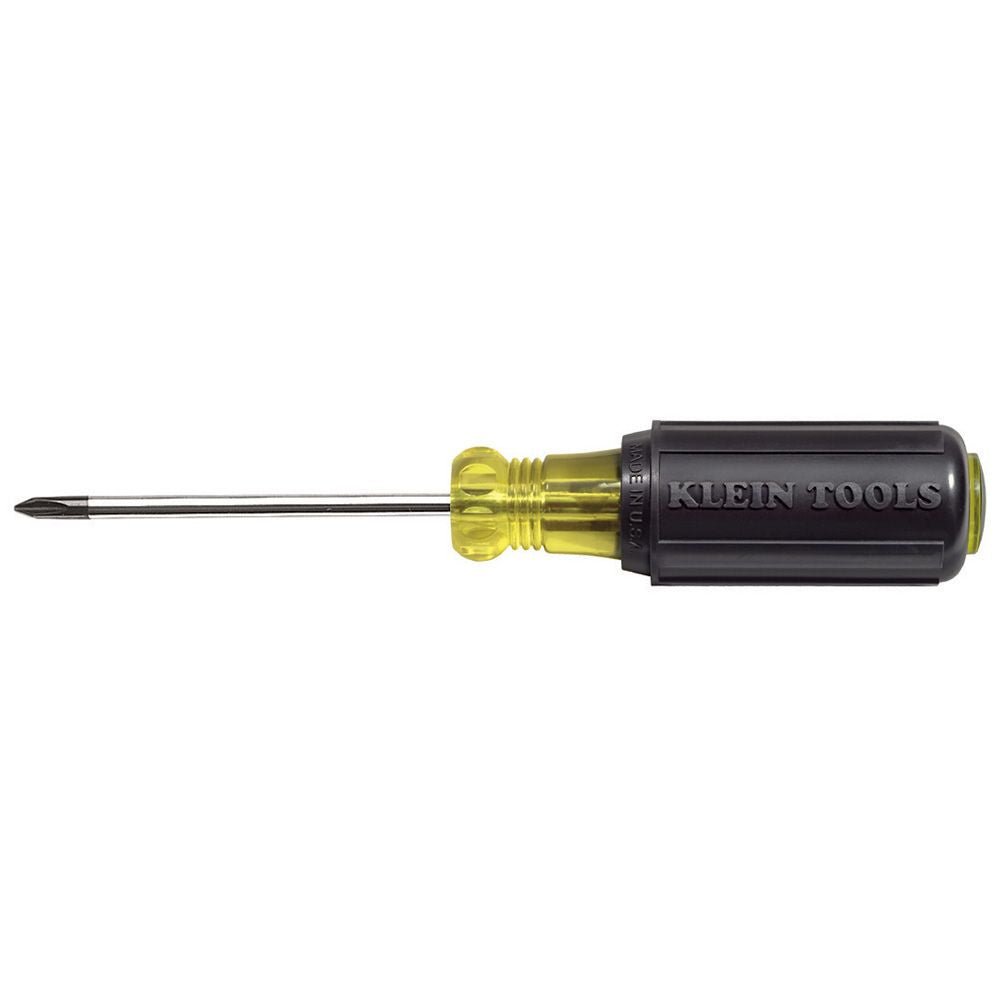 Klein KLE-603-3 - #1 Phillips Screwdriver, 3-Inch Round Shank