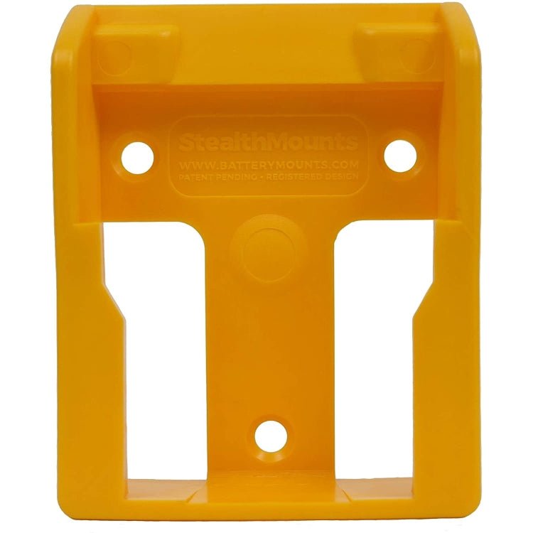 Stealth Mounts BM-DW20-YLW-1 -  DeWalt 20v/60v Battery Mount