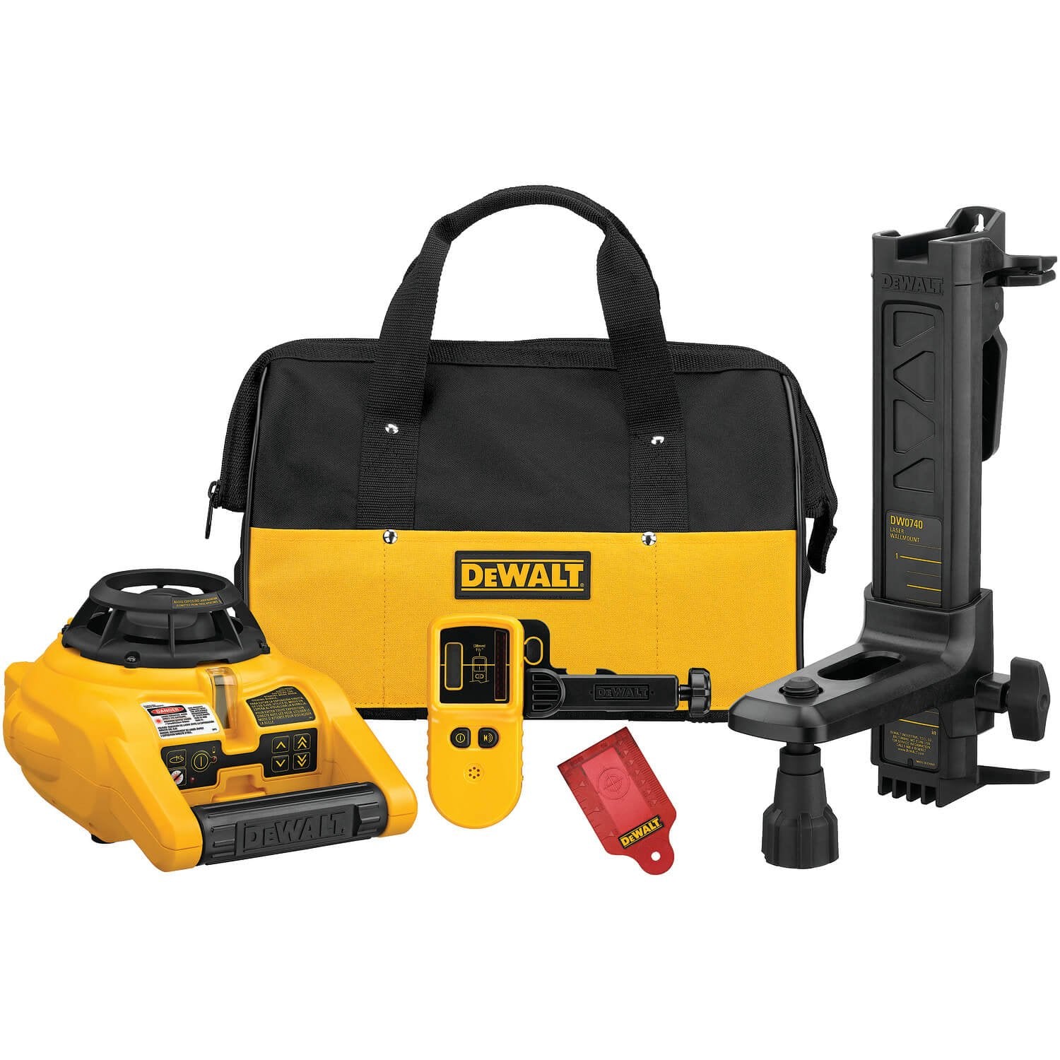 Kit laser rotatif DEWALT DW074KD avec détecteur laser