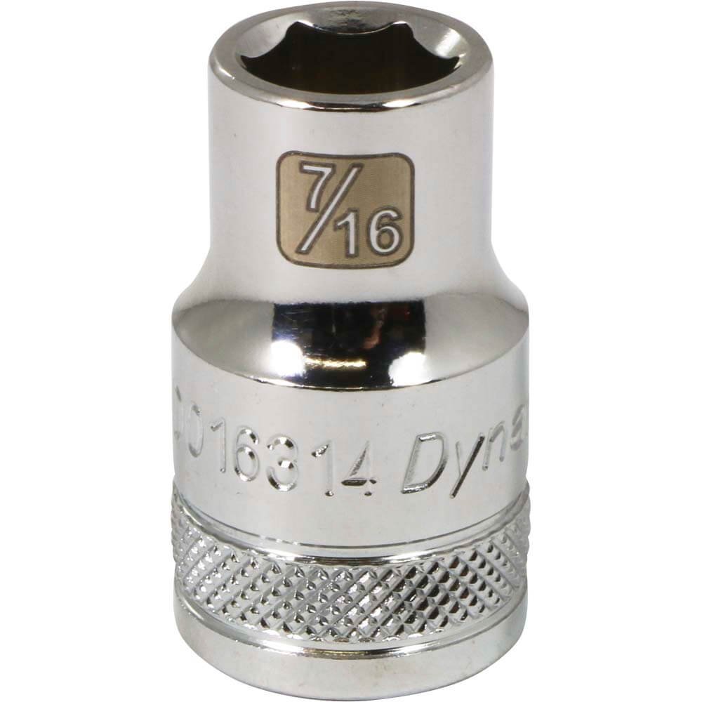 DYNAMIC 1/2" D 6 PT 7/16" CHR SKT