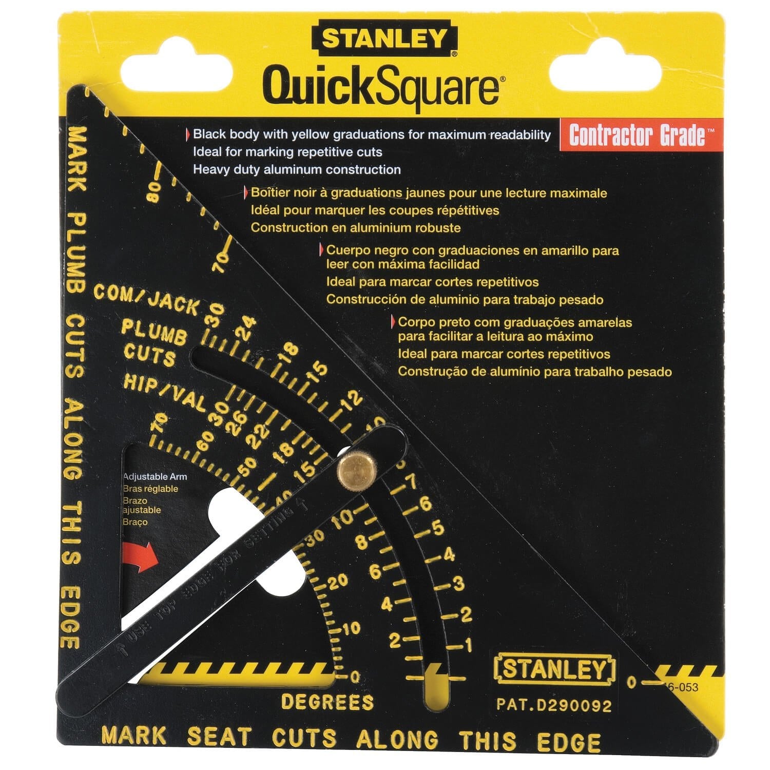 STANLEY  46-053  -  PREMIUM ADJUSTABLE QUICK SQUARE®