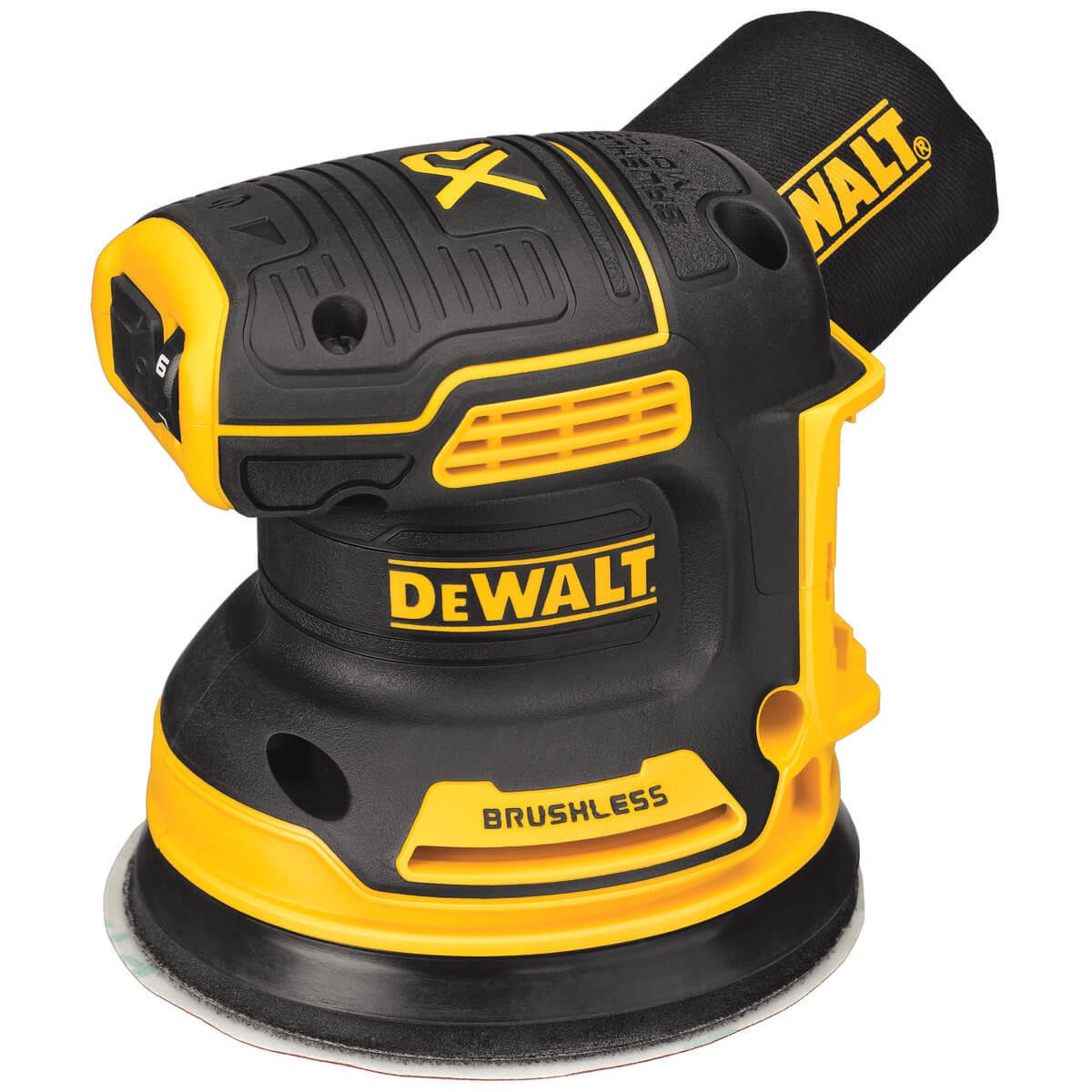 DEWALT DCW210B-20V MAX* XR 5 Zoll bürstenloser kabelloser Exzenterschleifer mit variabler Geschwindigkeit (nur Werkzeug)