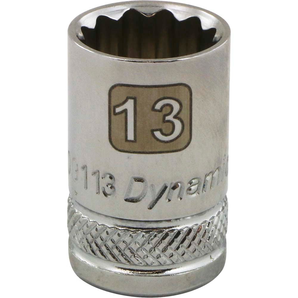 Gray GT-D009113 -  3/8" DRIVE 12POINT 13MM CHROME SOCKET